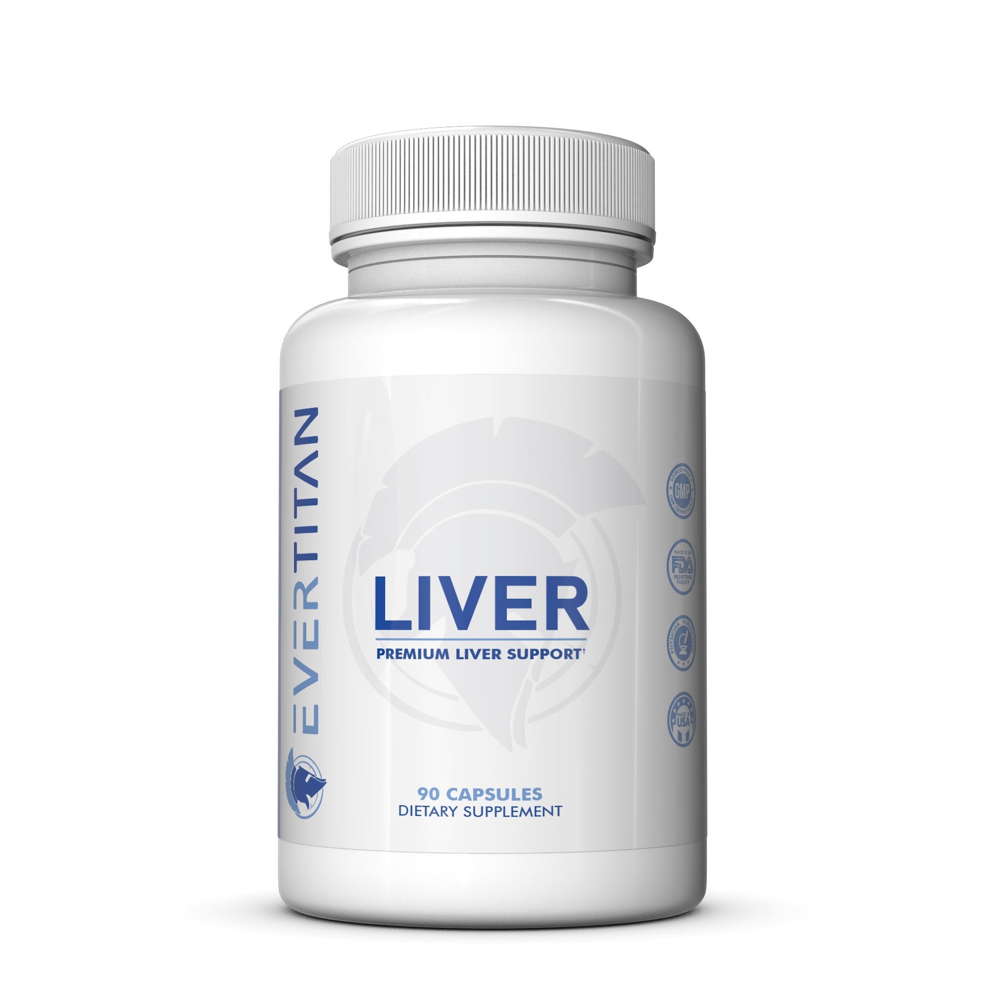 Liver dietary supplement packaging